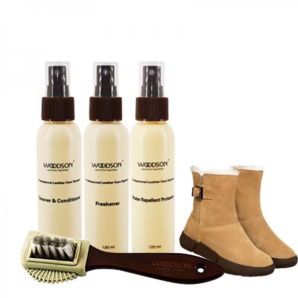 Quality OEM Suede Leather Care Kit Universal Waterproofing Spray Designed For Snow Boots care for sale