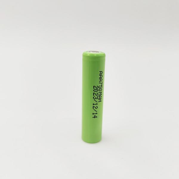 Quality High Temperature Ni-MH Battery Cell ,AAA750mAh, Charge & Discharge Temperature -20°C ~ +70°C for sale