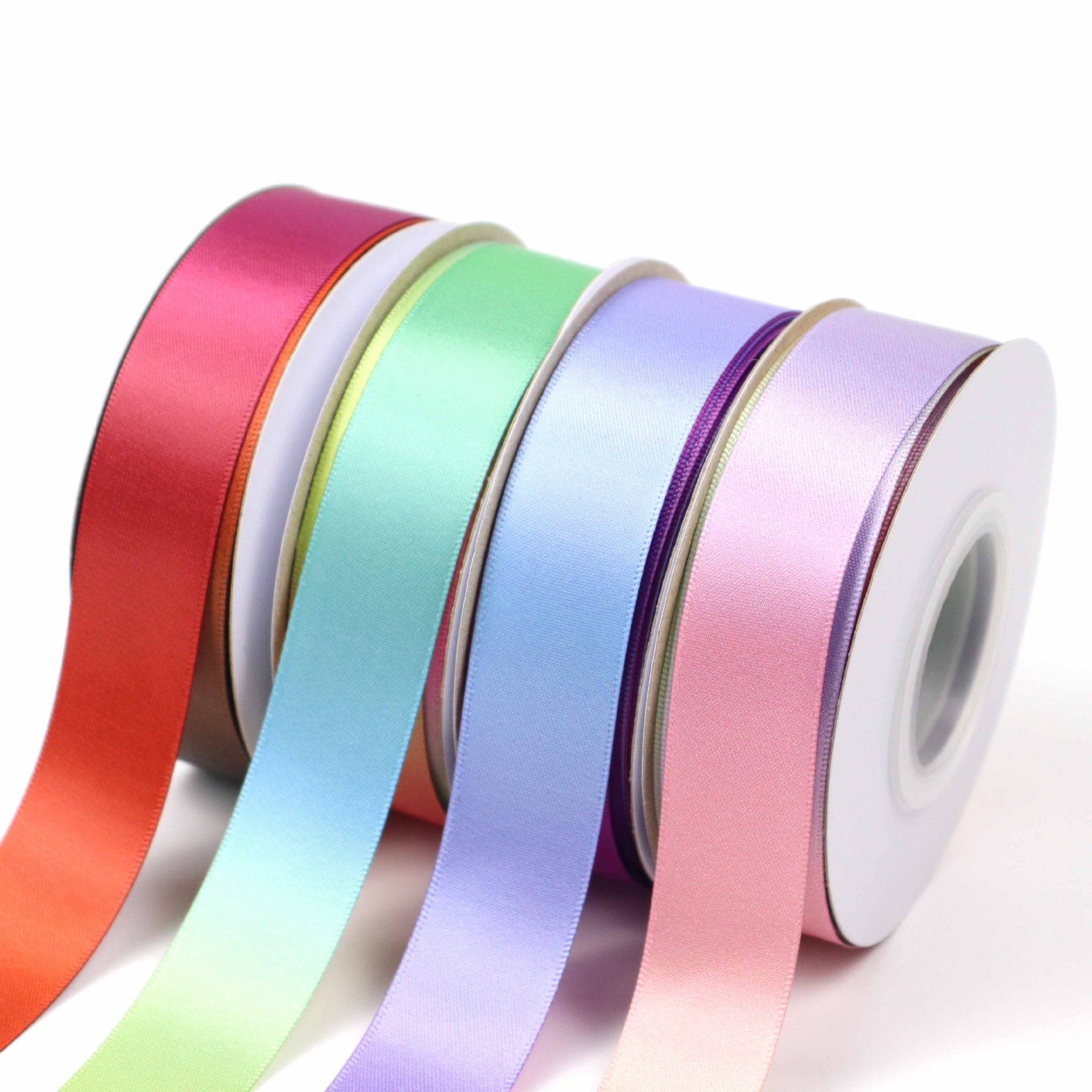 China Color Gradual Chang Polyester Ribbon 25mm Hot Transfer Printing factory