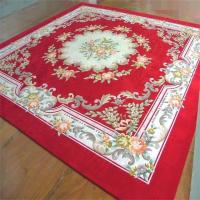 China Traditional Handmade Woollen Carpet , Hand Tufted New Zealand Wool Rug factory