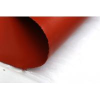 Quality Red Silicone Coated Fiberglass Cloth For Expansion Joint Fireproof Fabric Roll for sale