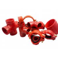 China Ductile Iron Grooved Pipe Fitting Tee Elbow Flange for sale