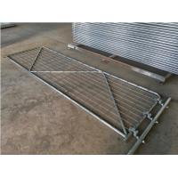 China 4mm Hot Dip Galvanized 1800mm Height Welded Farm Gate For Horse And Cattle factory