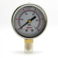 China PG-024 Glycerin pressure gauge Silicon pressure gauge factory