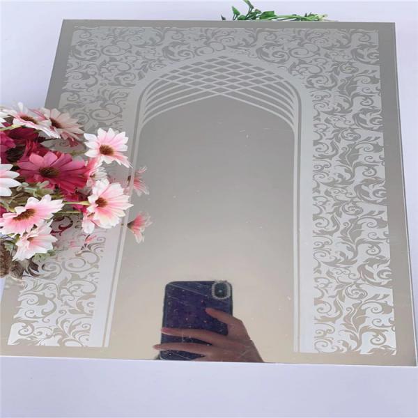 Quality AISI Etched Stainless Steel Sheet , Mirror Finish Ss Sheet 1.12mm Thickness for sale