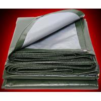 Quality Green/Silver PE Tarpaulin,Polyethylene PE tarpaulin,PE Coated Fabric for sale