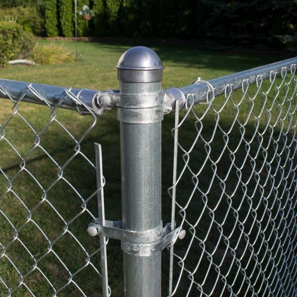 Quality Garden Chain Mesh Fencing 10ft Square Post 9 Gauge PVC Coating for sale