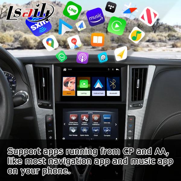 Quality Infiniti Q50 Q60 wireless carplay android auto screen projection media interface for sale