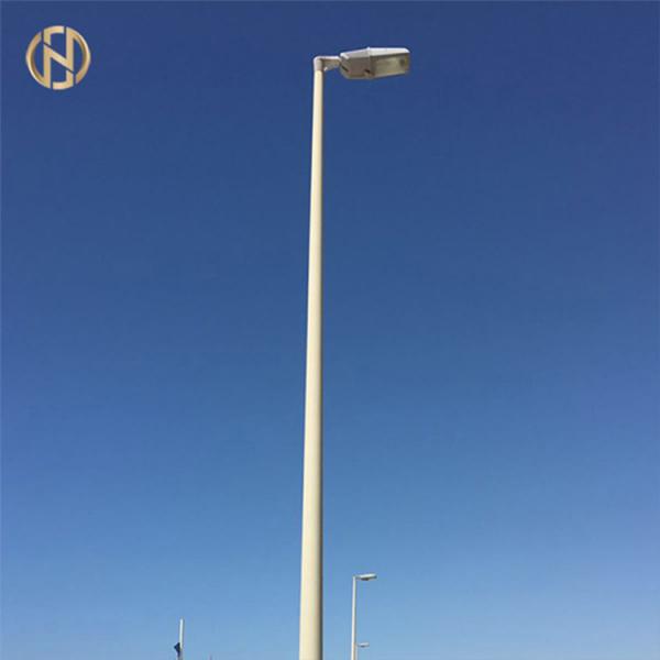 Quality 6 Meter Hot Dip Galvanized GR65 Street Light Pole for sale