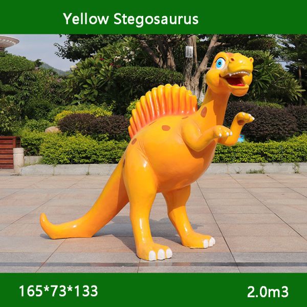 Park Jumbo Realistic Dinosaur Figures / Jurassic Dinosaur Garden Statue