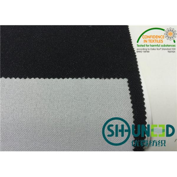 Quality Double Dot Interfacing Material , PA Coating pcc Interlining Shrinkage Resisitant for sale