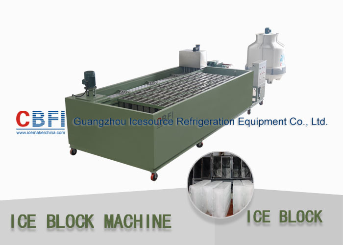 China Philippines Block Ice Maker 5.2 Ton / 24 Hrs Industrial Ice Block Making Machine factory