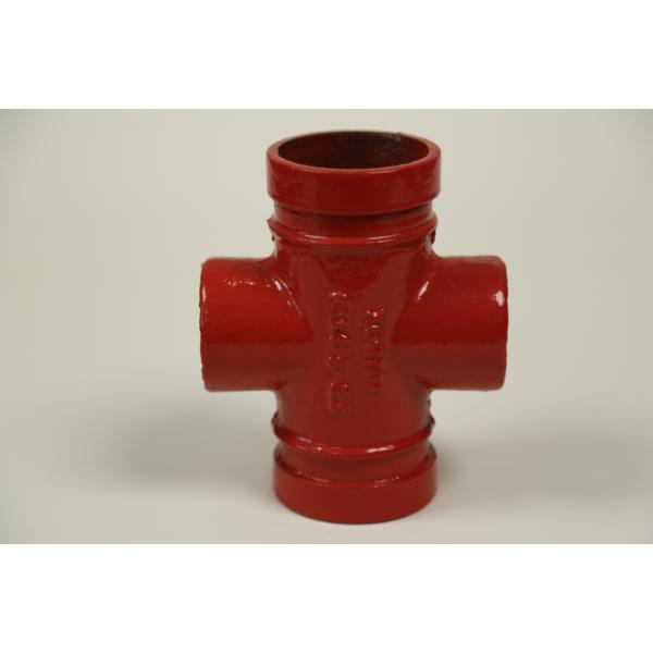 Quality XGQT05-60x42-2.5 4 Way Cross Pipe Fitting Threaded Connection for sale