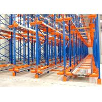China RAL Color Warehouse Metal Storage Racks , Radio Shuttle System Robot Welding factory