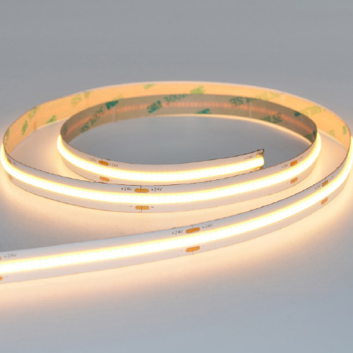 Quality Dot Free COB LED Strip Light Warm White CRI90 IP20 For Indoor for sale