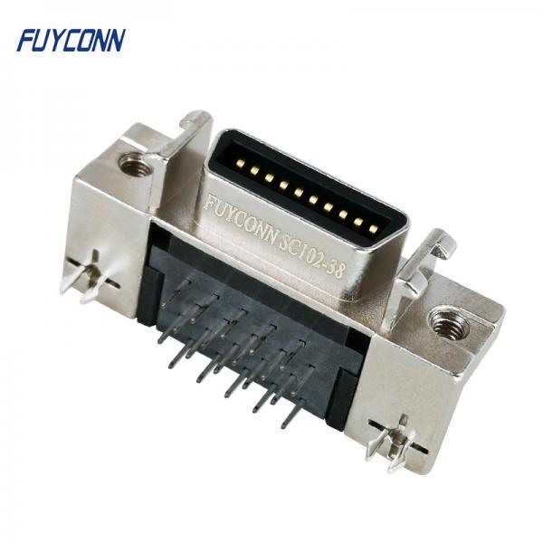Quality 20 Pin SCSI Connector Female Socket Connector with Zinc Alloy Shell for sale