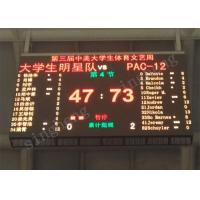 China Stadium Display Led Basketball Scoreboard 10000 Dots/Sqm Pixel Density factory