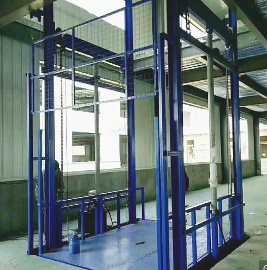 Quality 8 Tons Commercial Freight Elevator 4 Floor 1200KG Hydraulic Lift for sale