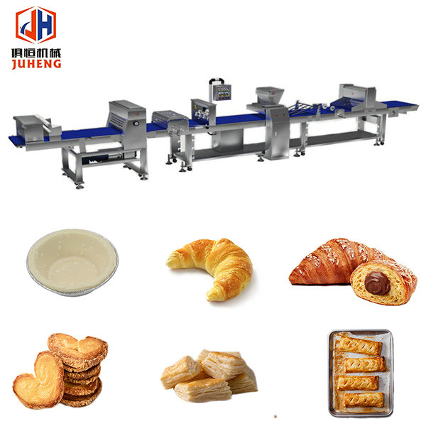 Quality Full Universal Automatic Puff Pastry Making Machine Bread Production Line for sale