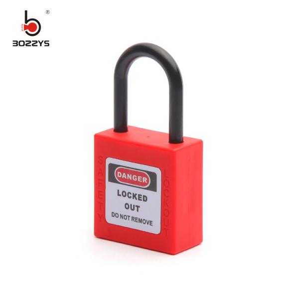 Quality CE Certification Nylon Shackle Industrial Safety Padlocks for sale