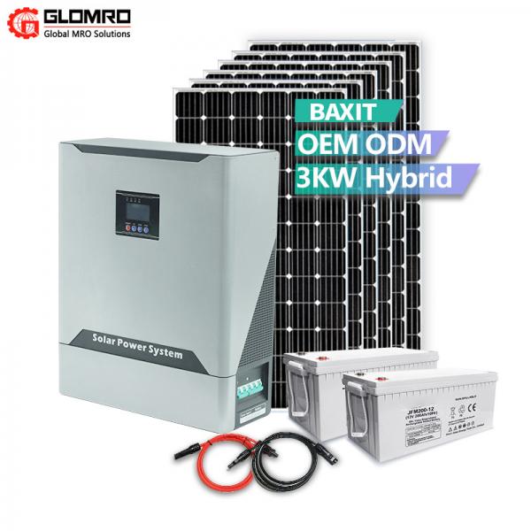 Quality 3000w 6kw Solar Energy PV System Full Off Grid Solar System With Battery Storage for sale