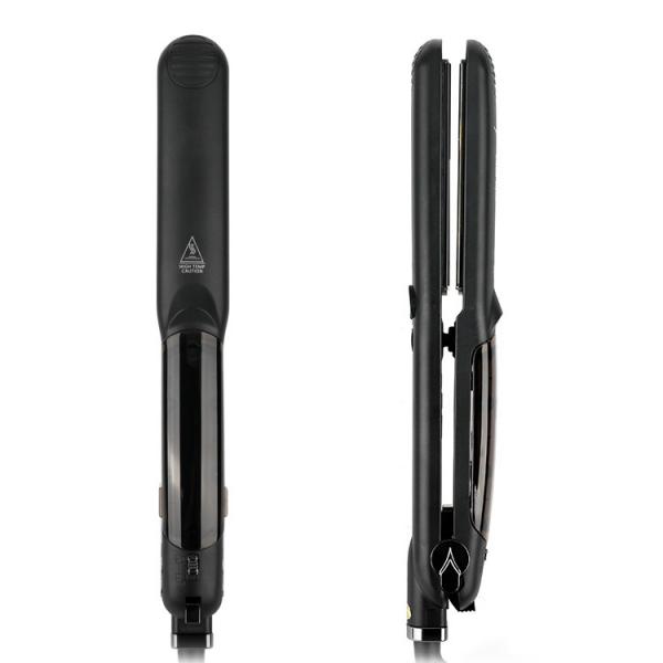 Quality High Temperature Vapor Steam Ceramic Hair Straightener And Curler 2 In 1 40W for sale