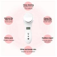 China 1000mAh Facial Beauty Devices Heat Cooling Galvanic Ion Facial Massager factory