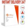 China Genuine Microsoft Office Key Cod 2016 Pro 100% Online Activation Life Time Warranty factory