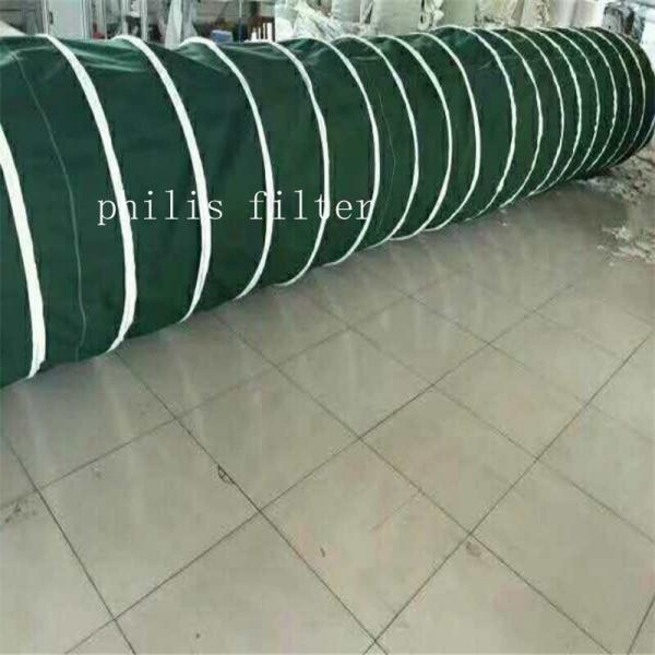 Quality 1m PRE Dust Filter Bag , Air Bag Filter For Industry Cement Canvas for sale