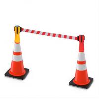 China Plastic Retractable Belt Suppliers Traffic Construction Barrier Safety Cone Belt factory