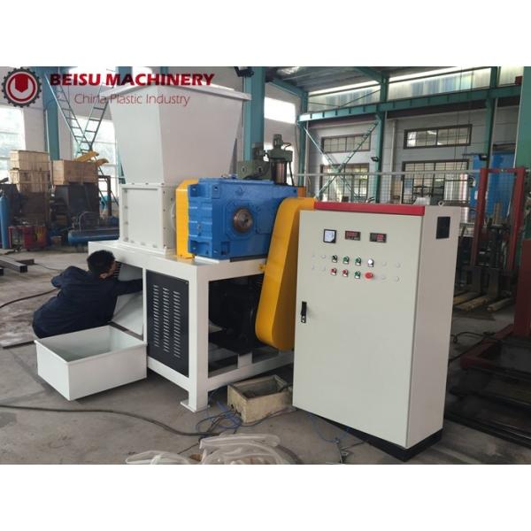 Quality BS-600 Single Shaft Plastic Shredder Machine Strong Crushing Ability 45KW Motor for sale