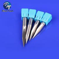 Quality Bright Finished Acrylic Plastic Wood End Mill 2 Flutes Taper Sharp V Cutting for sale