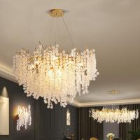 China Modern Luxury Chandeliers Lighting Indoor Crystal Glass Pendant Lamp factory