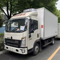China Sinotruk Howo Small Refrigerator Box Truck 95km/h 130hp 5 Tons factory