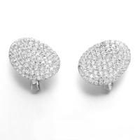 China Shield StudsⅠ Birthstone Earrings 925 Silver CZ Stud Earrings Protective factory