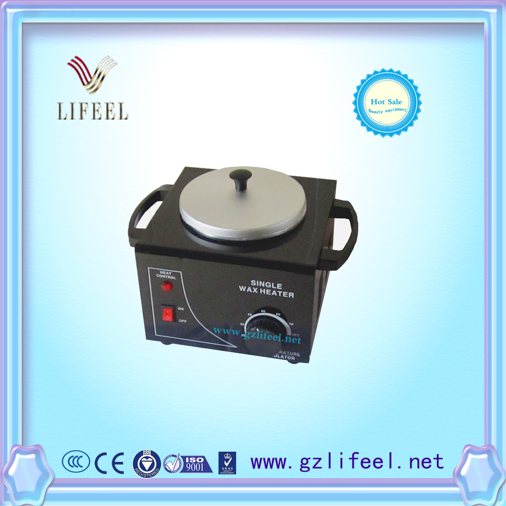 China Hair Removal Salon Use handheld Single Pot Wax Warmer Heater with Temperature Control factory
