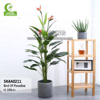 China Realistic 180cm Artificial Bird Of Paradise Plant For Decoration for sale