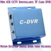 China Mini C-DVR 1CH CCTV Surveillance TF Card DVR Digital Audio Video Recorder Motion Detection factory