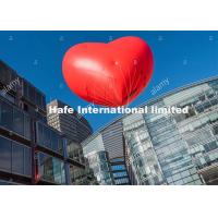 China PVC Helium Advertising Heart Shaped Balloons For Parade Branding Or Decoration factory
