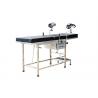 China Stainless Steel Gynecology Examination Bed With Foot Stool factory
