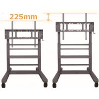 China 40 Kgs Interactive Whiteboard Stand Flat Screen Cart Lift Mute Casters Moving Cart TV Stand for sale