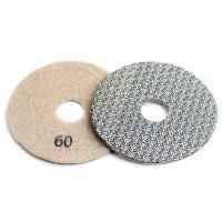 China 4 Inch 100mm Concrete Polishing Pads 4pcs / Set Fast Removal Tile Glass Stone Sanding Disk factory