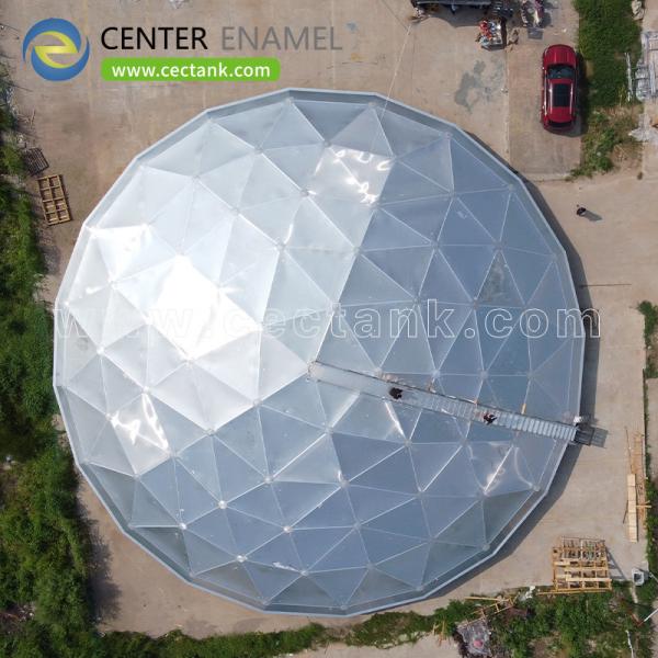 Quality Aluminum Geodesic Dome Roofs For Oil Storage Industry for sale