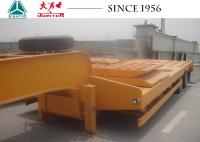 China 40 Tons 2 Axles Low Bed Trailer Flat Deck Type For Carrying Heavy Equipments factory