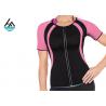 China Black Pink Fitness Neoprene Weight Loss Sauna Suit Absorbs Sweat Custom Size factory