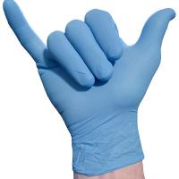 China Adult Disposable Medical Nitrile Gloves Hospital Examination Nitrile Gloves factory