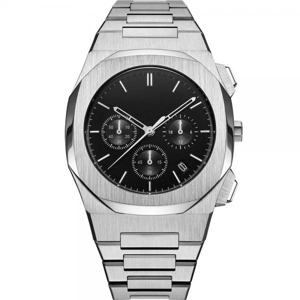 Quality SUS316L Stainless Steel Quartz Wrist Watch Chronograph With SR626SW Battery for sale