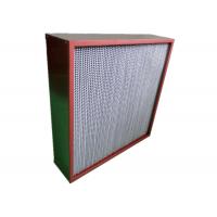 China Electrostatic Glass Fiber HEPA Air Filter Replacement , Heat Temperture Resistant factory