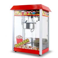 China Popcorn Machine with 8 Oz Kettle Vintage Movie Theater Commercial Popcorn Machine with Interior Light - Red factory