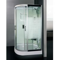 China Striped Toughened Glass Massage Steam Sliding Door Shower Cubicles 800x1200x2150 factory